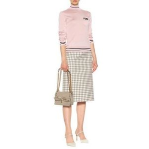 Fendi pencil Skirt Geometric Print Cheesecake Sz 8